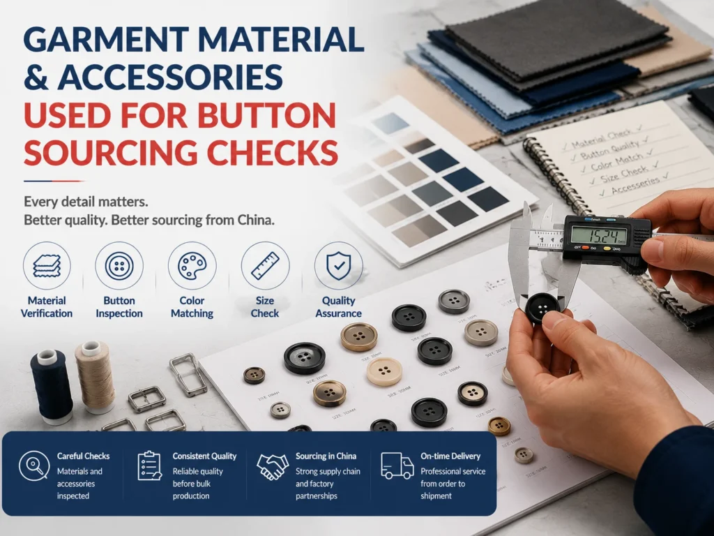 Button Sourcing and Garment Accessory Checks
