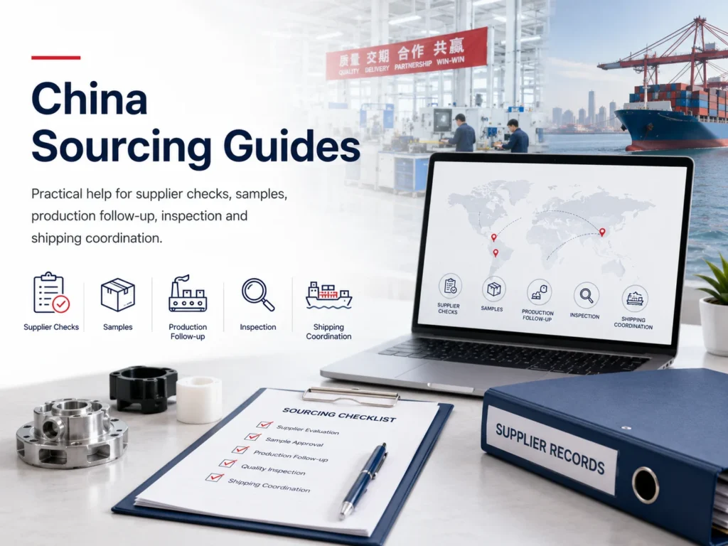 China Sourcing Guides for Supplier and Product Checks