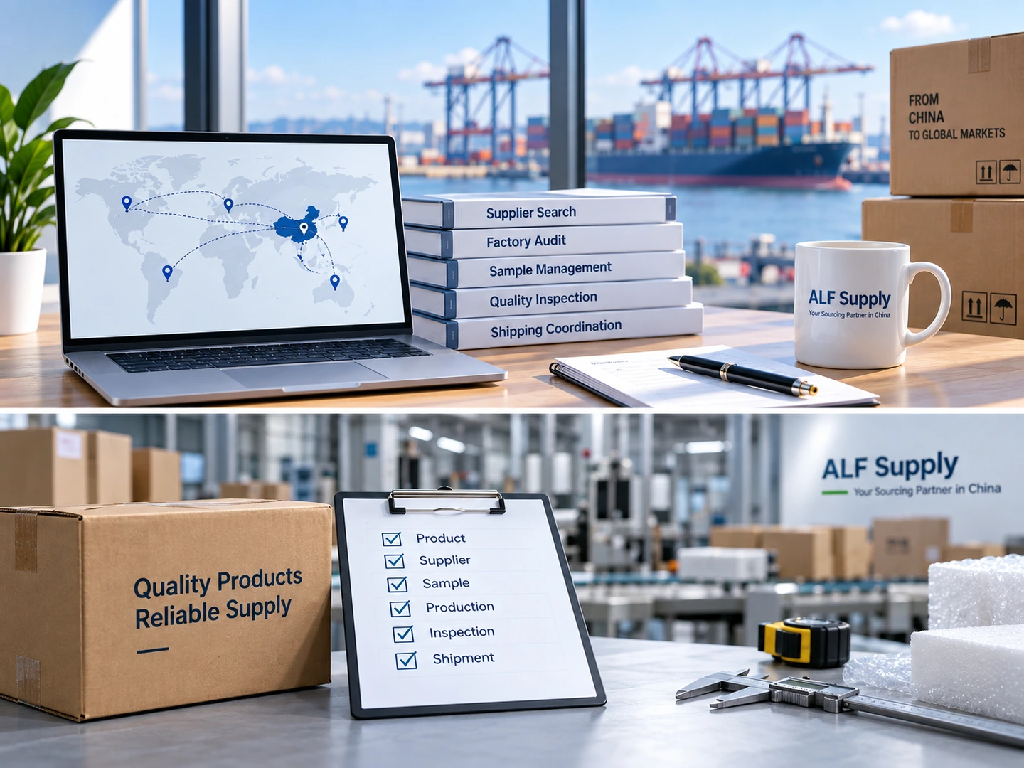 China Sourcing Services China sourcing service records for supplier search, samples, production, inspection and shipment coordination