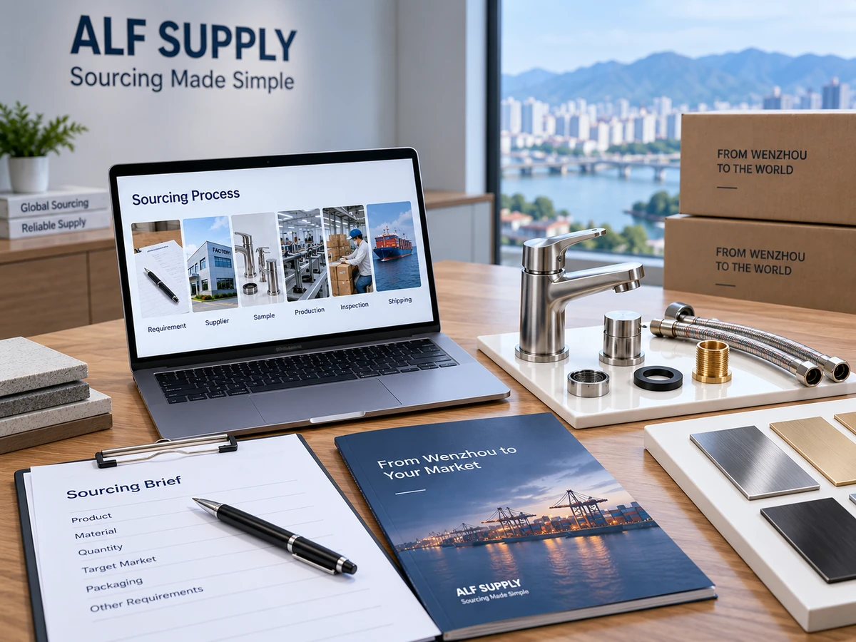 How We Work China sourcing process China sourcing process workspace with sourcing brief, samples and shipment planning