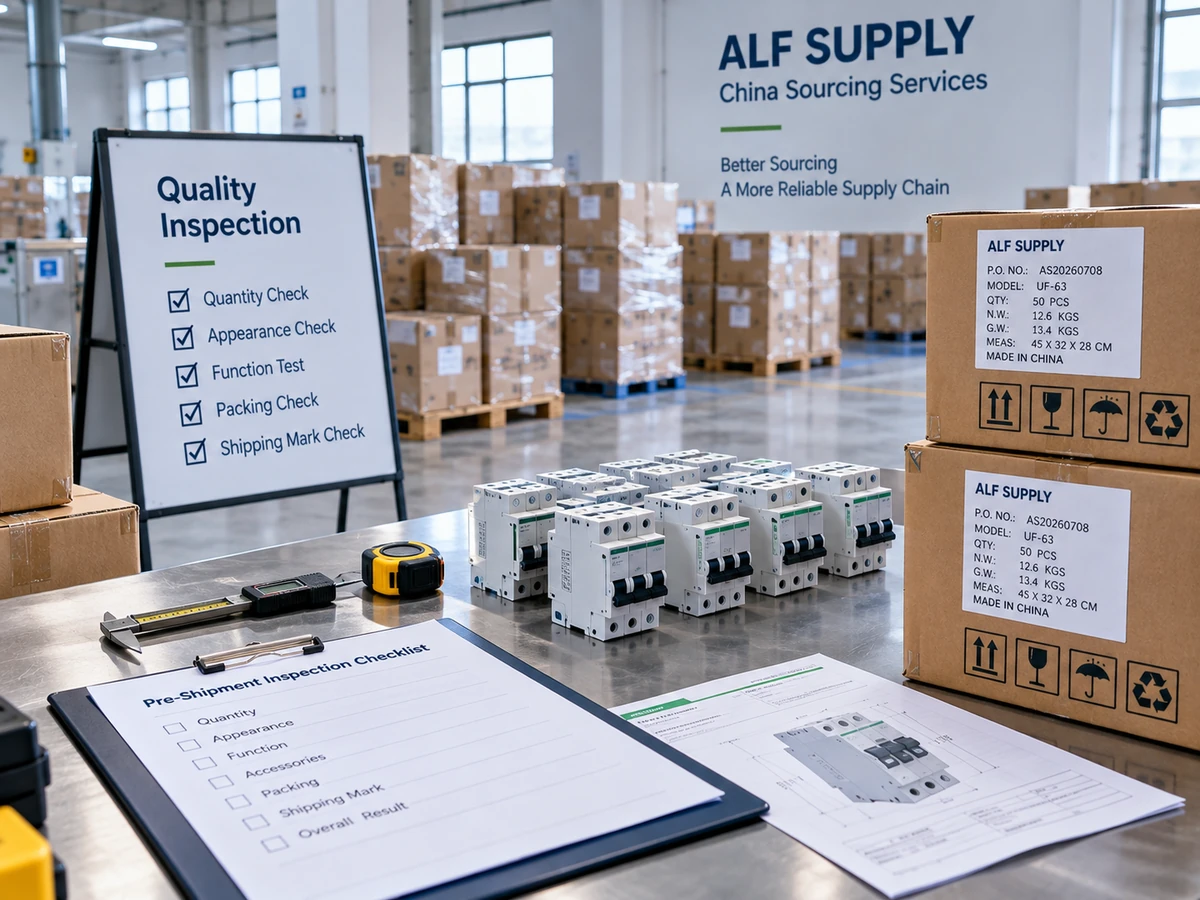 Inspection readiness before shipment Finished goods, cartons and inspection records prepared before shipment release