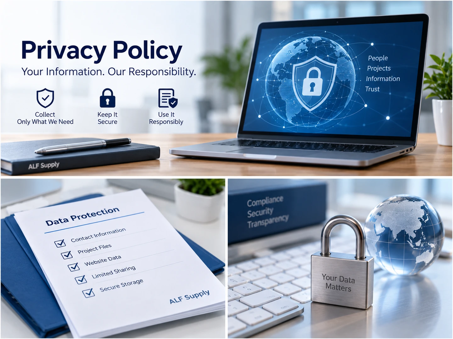 ALF Supply Privacy Policy Privacy and data protection records for ALF Supply website and sourcing enquiries