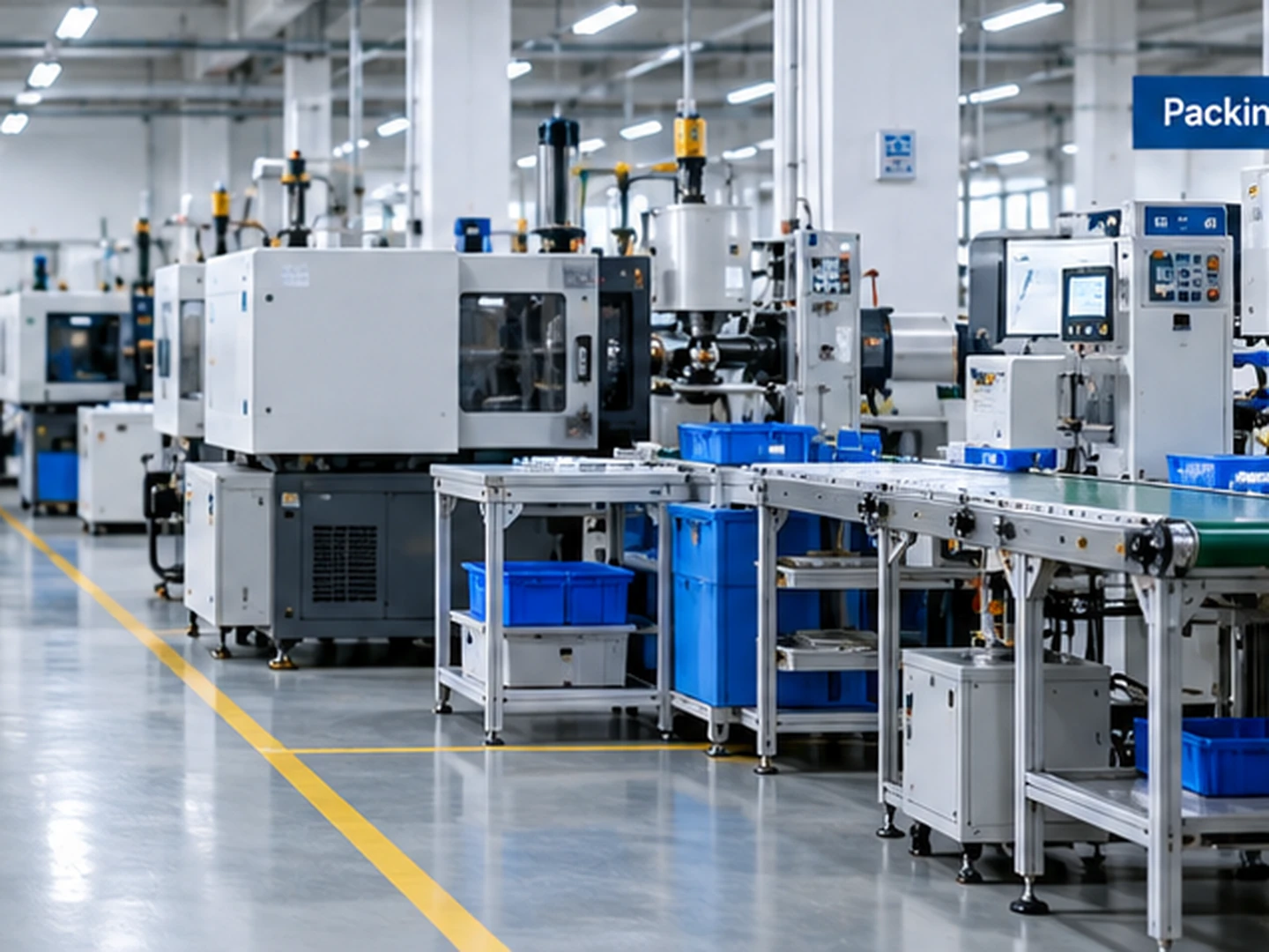 Supplier factory capability verification Organized factory production area reviewed as part of supplier capability verification
