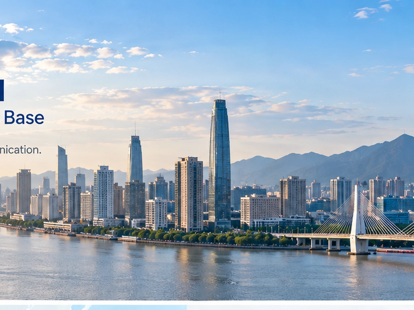 Wenzhou city and river near local manufacturing and supplier clusters